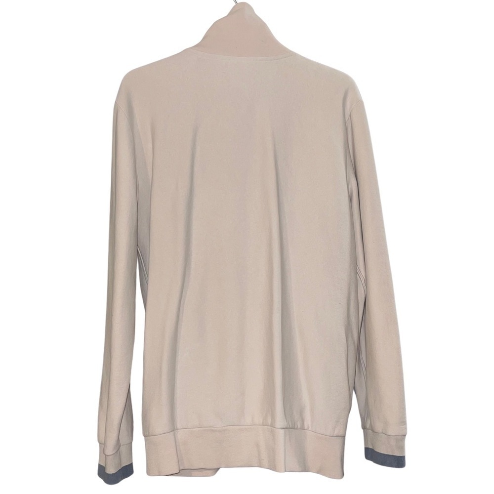 Puma Men’s Logo Zip-Up Fleece Size XL CREAM COLOR - Picture 2 of 6